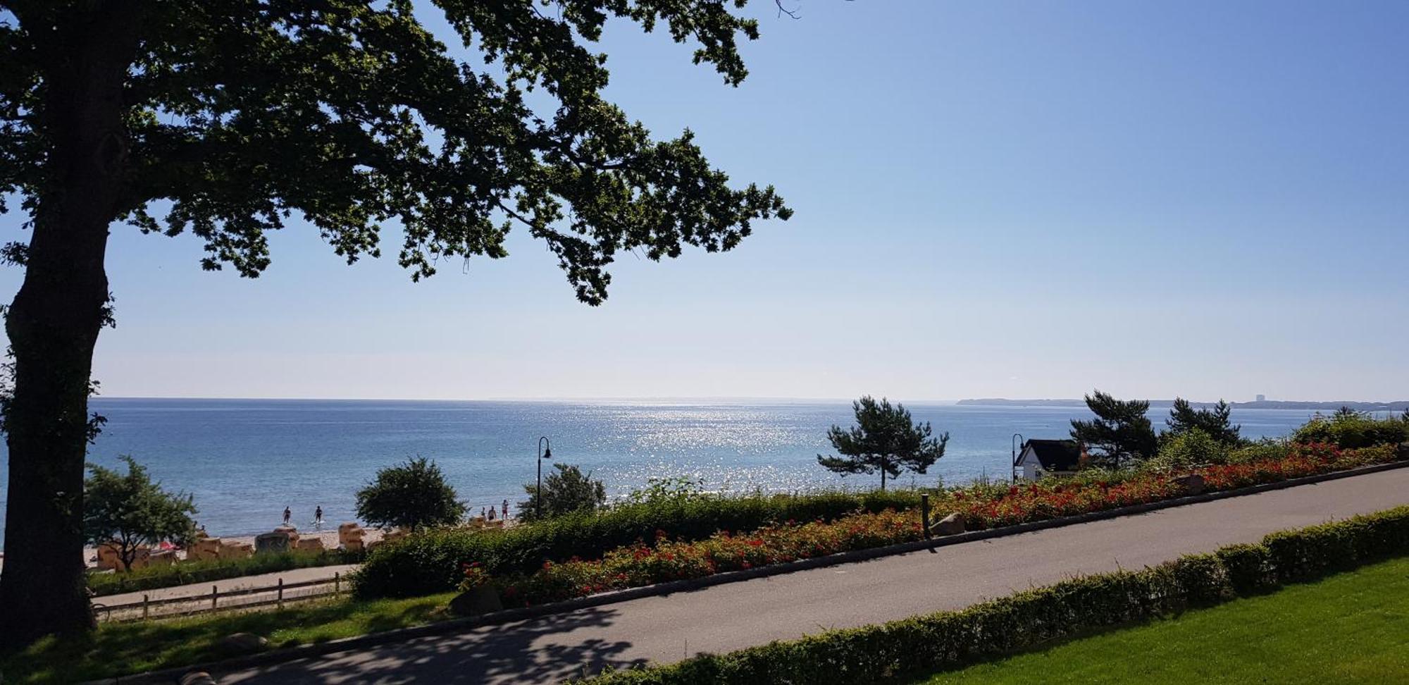 Panorama-Meerblick Am Scharbeutzer Strand Esterno foto