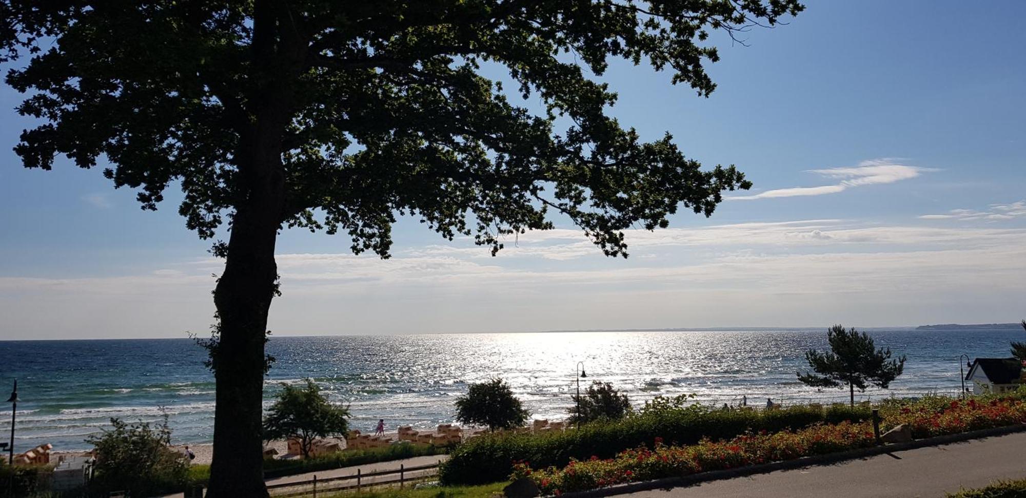 Panorama-Meerblick Am Scharbeutzer Strand Esterno foto