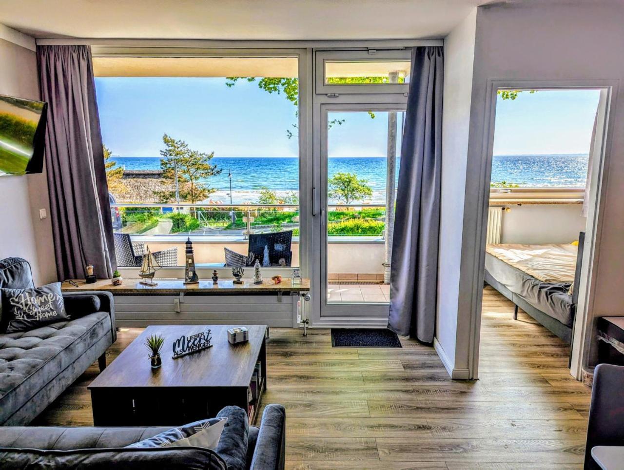 Panorama-Meerblick Am Scharbeutzer Strand Esterno foto